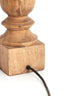 Lamp base 10x10x47 cm CUMANI wood weather barn
