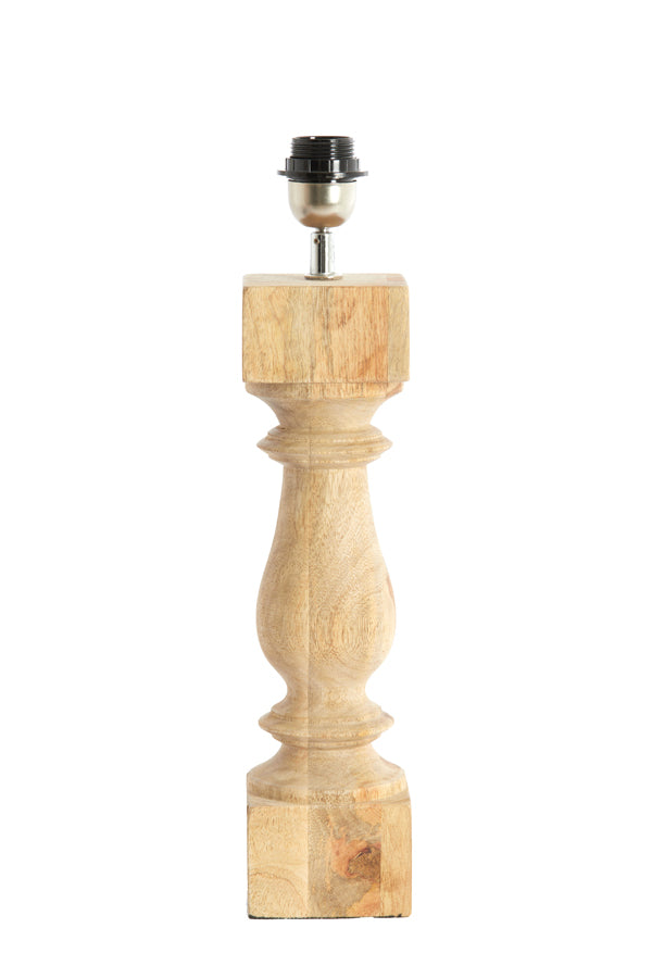 Lamp base 10x10x47 cm CUMANI wood natural