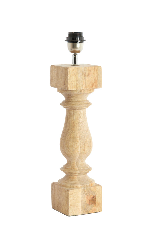 Lamp base 10x10x47 cm CUMANI wood natural
