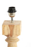 Lamp base 10x10x47 cm CUMANI wood natural