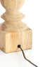 Lamp base 10x10x47 cm CUMANI wood natural