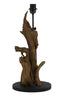 Lamp base 25x50 cm IKAL wood natural brown