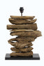 Lamp base 46x17x60 cm FURY wood natural