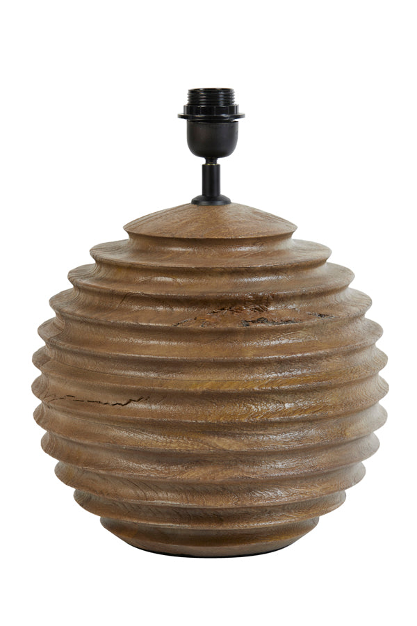 Lamp base 29x38 cm RENZO wood matt brown