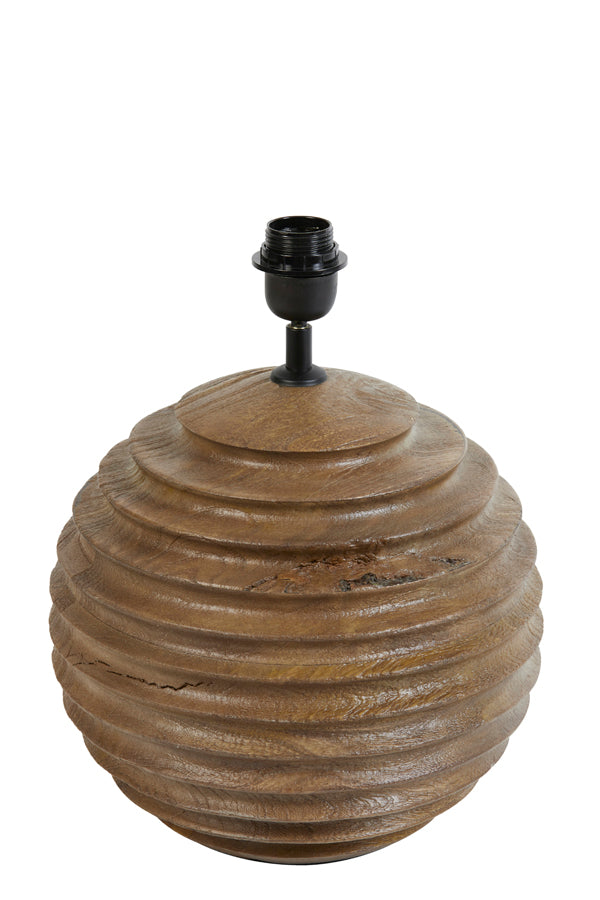 Lamp base 29x38 cm RENZO wood matt brown
