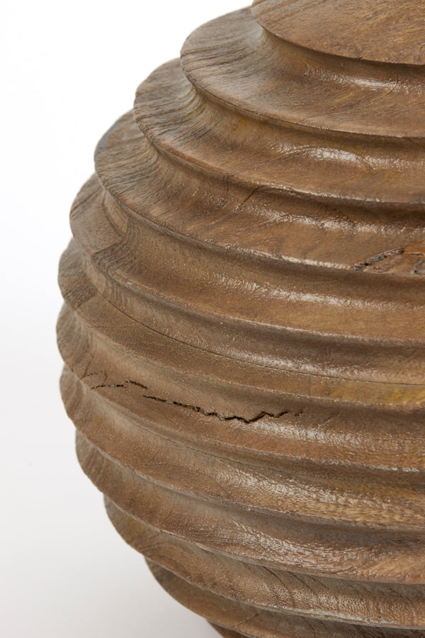 Lamp base 29x38 cm RENZO wood matt brown