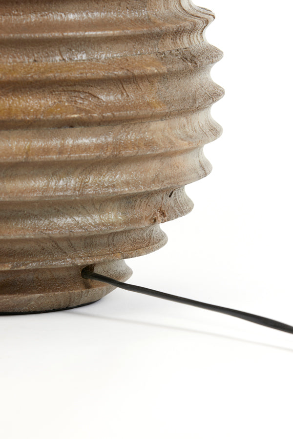 Lamp base 29x38 cm RENZO wood matt brown