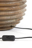 Lamp base 29x38 cm RENZO wood matt brown