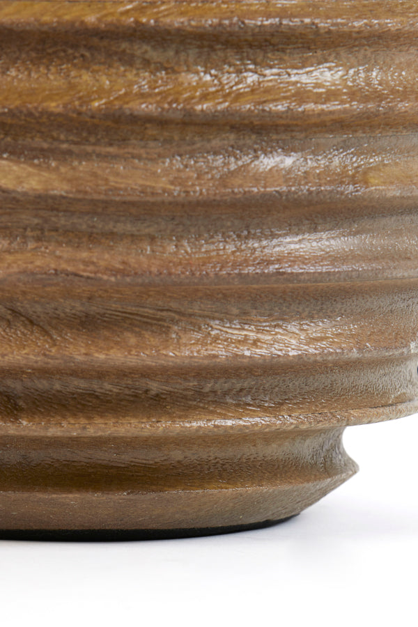 Lamp base 29x38 cm RENZO wood matt brown