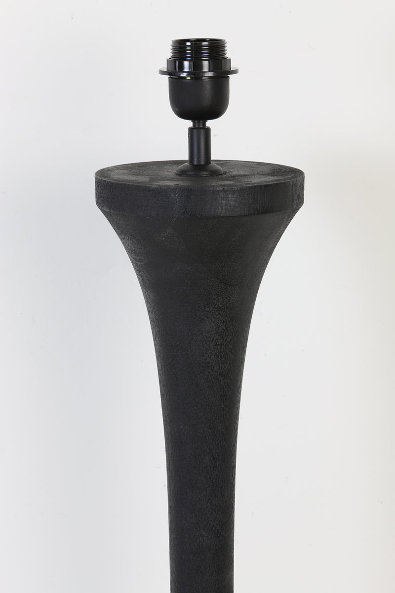 Floor lamp 30x130 cm NICOLO wood matt black