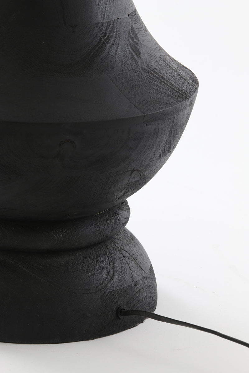 Floor lamp 30x130 cm NICOLO wood matt black