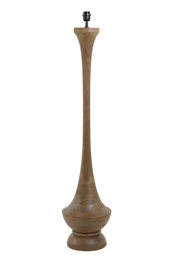 Floor lamp 30x130 cm NICOLO wood matt brown