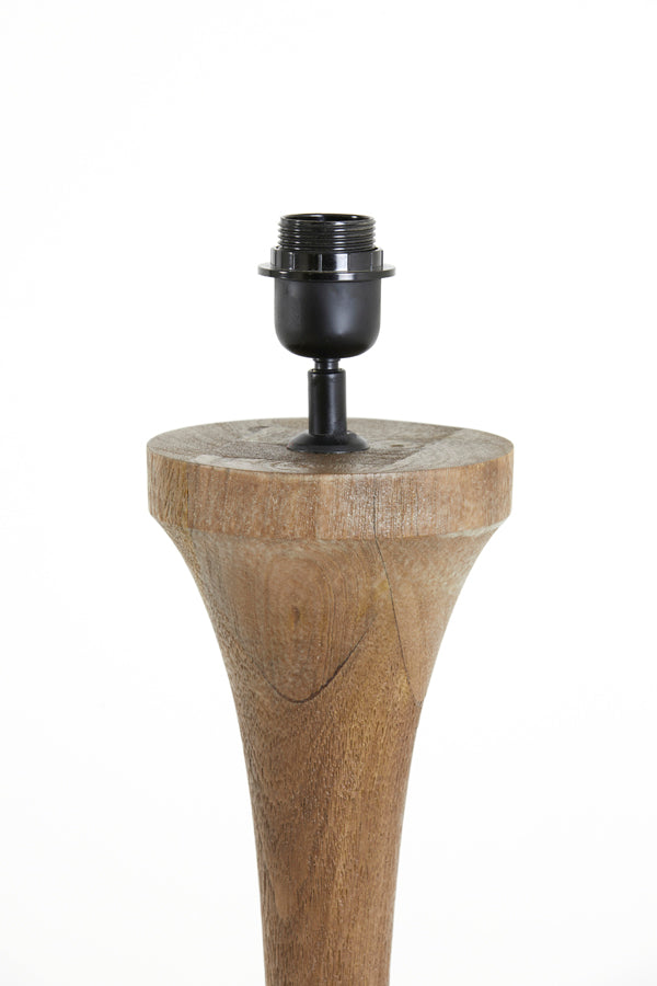 Floor lamp 30x130 cm NICOLO wood matt brown