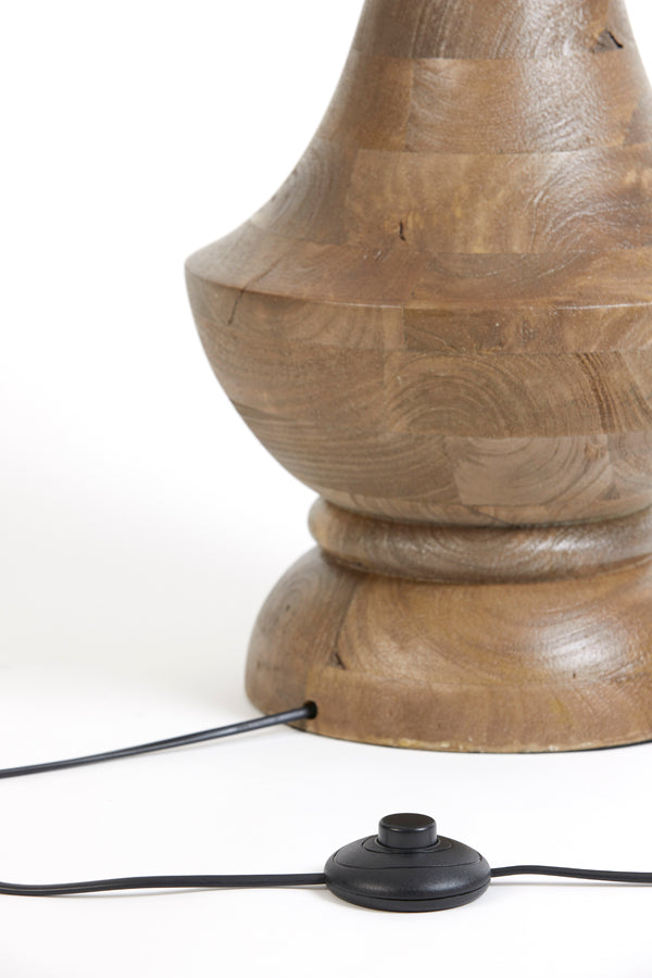 Floor lamp 30x130 cm NICOLO wood matt brown