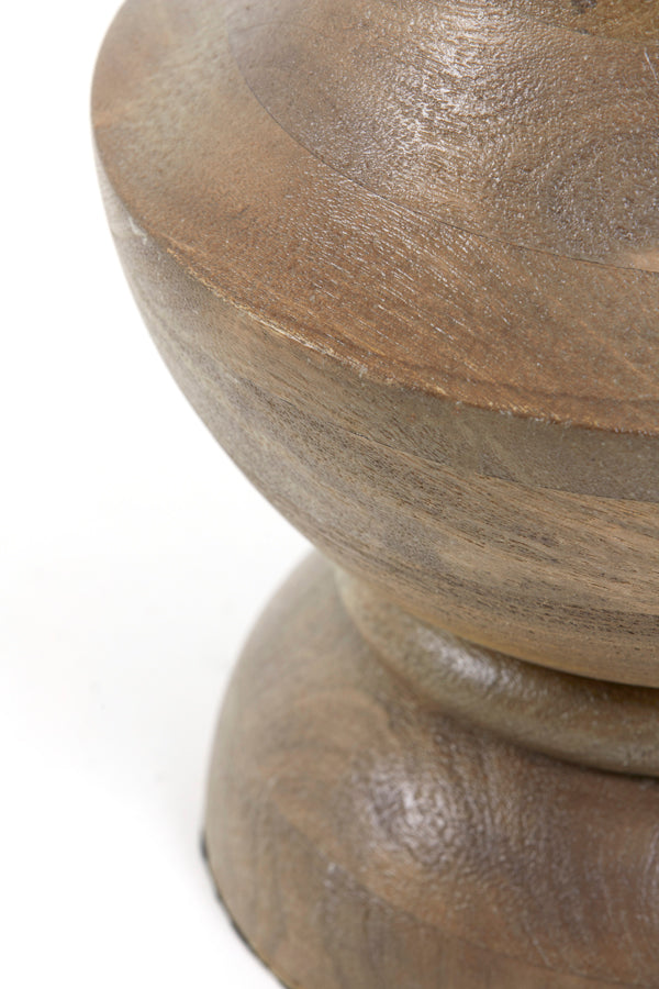 Floor lamp 30x130 cm NICOLO wood matt brown