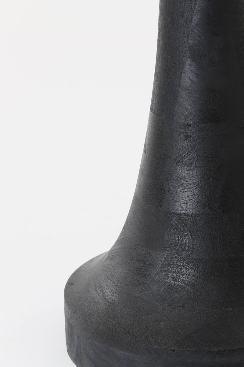 Floor lamp 25x135 cm JOVANY wood matt black