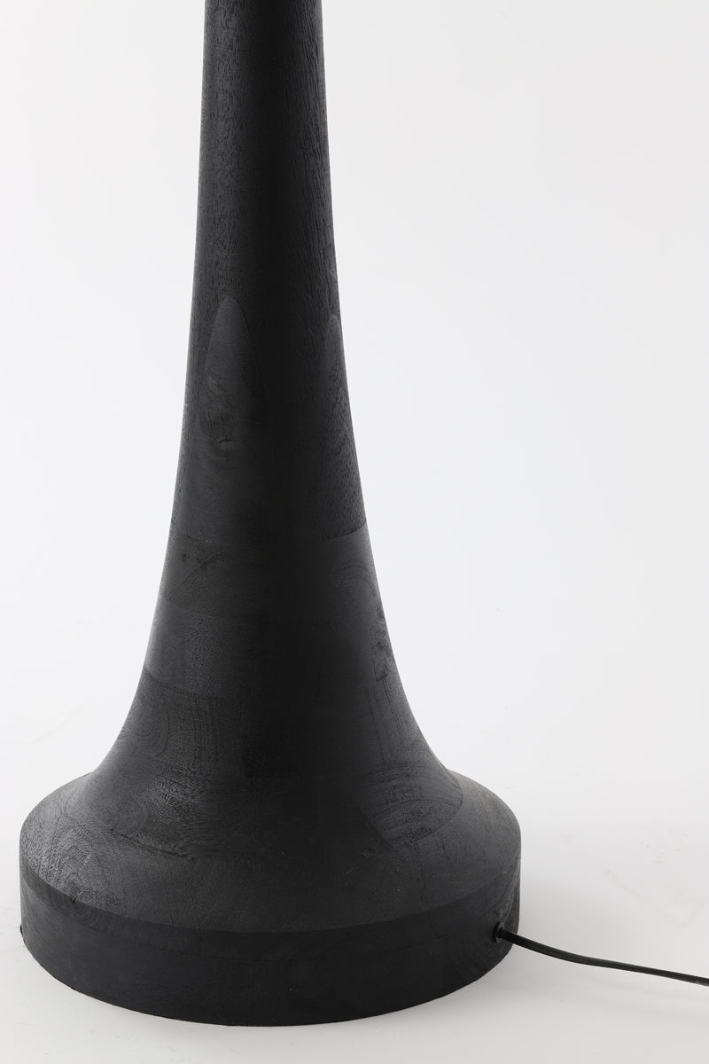 Floor lamp 25x135 cm JOVANY wood matt black