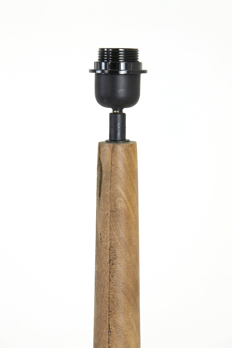 Floor lamp 25x135 cm JOVANY wood matt brown