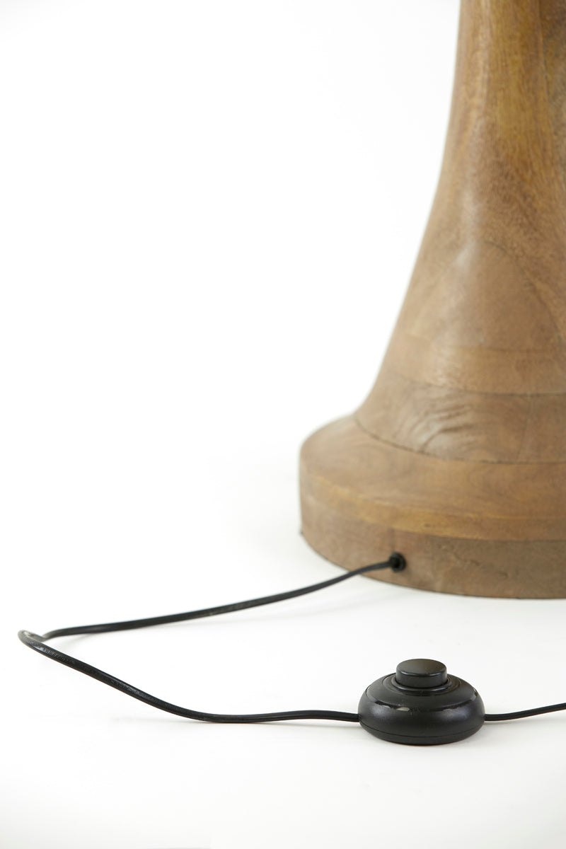 Floor lamp 25x135 cm JOVANY wood matt brown
