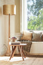 Floor lamp 25x135 cm JOVANY wood matt brown