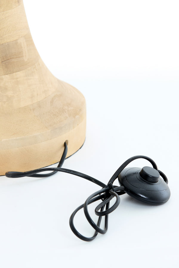 Floor lamp 25x135 cm JOVANY wood natural