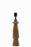 Lamp base 11x9x45 cm DJANGO wood matt brown