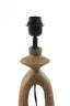 Lamp base 11x9x45 cm DJANGO wood matt brown