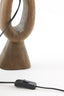 Lamp base 11x9x45 cm DJANGO wood matt brown