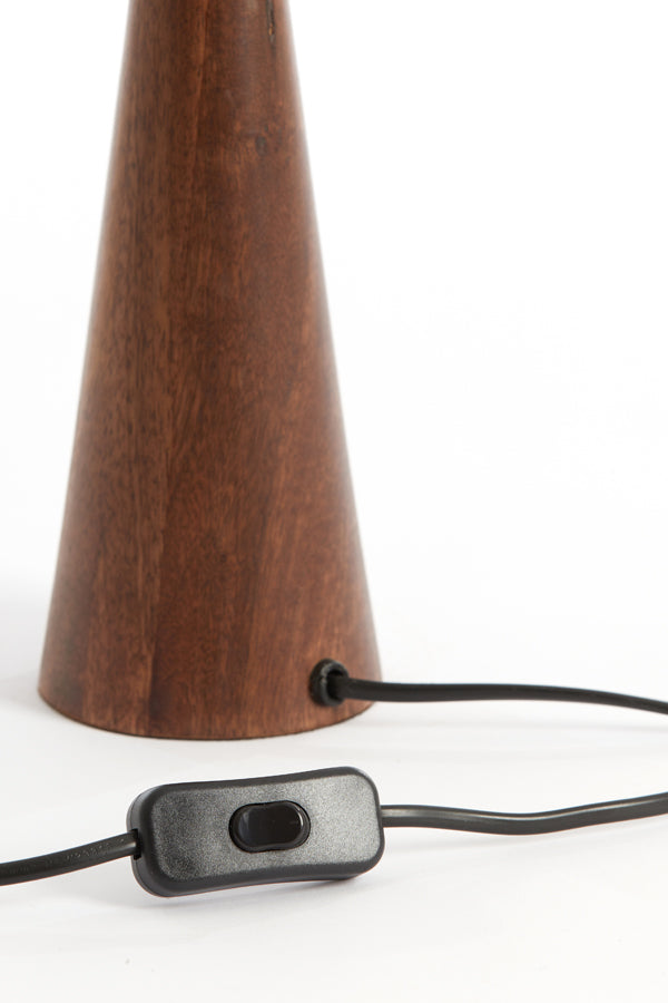 Lamp base 9x33 cm FESTINA wood russet