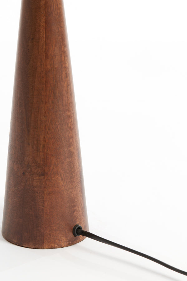 Lamp base 9x40 cm FESTINA wood russet