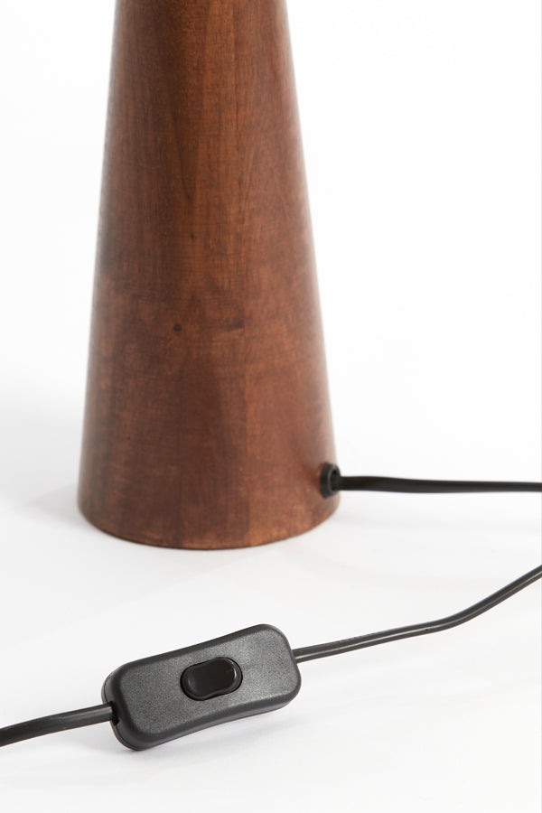 Lamp base 9x40 cm FESTINA wood russet