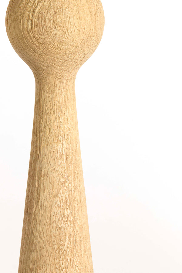 Lamp base 9x40 cm FESTINA wood matt natural
