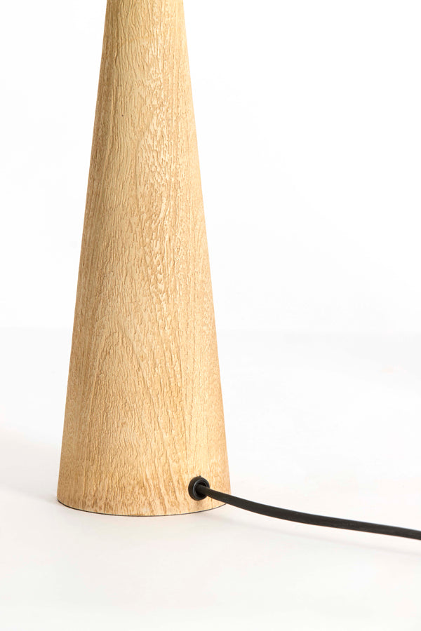 Lamp base 9x40 cm FESTINA wood matt natural