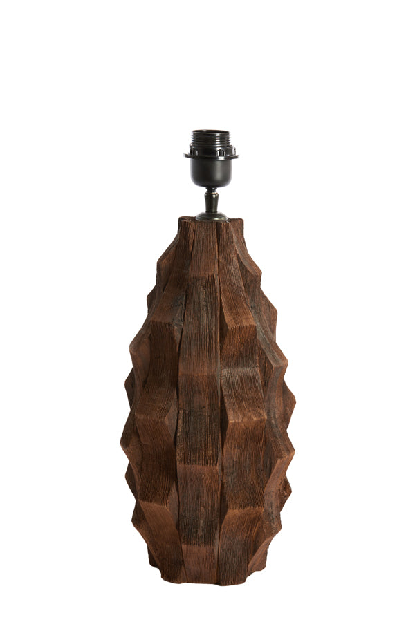 Lamp base 20x38 cm TAKABE wood chocolate brown