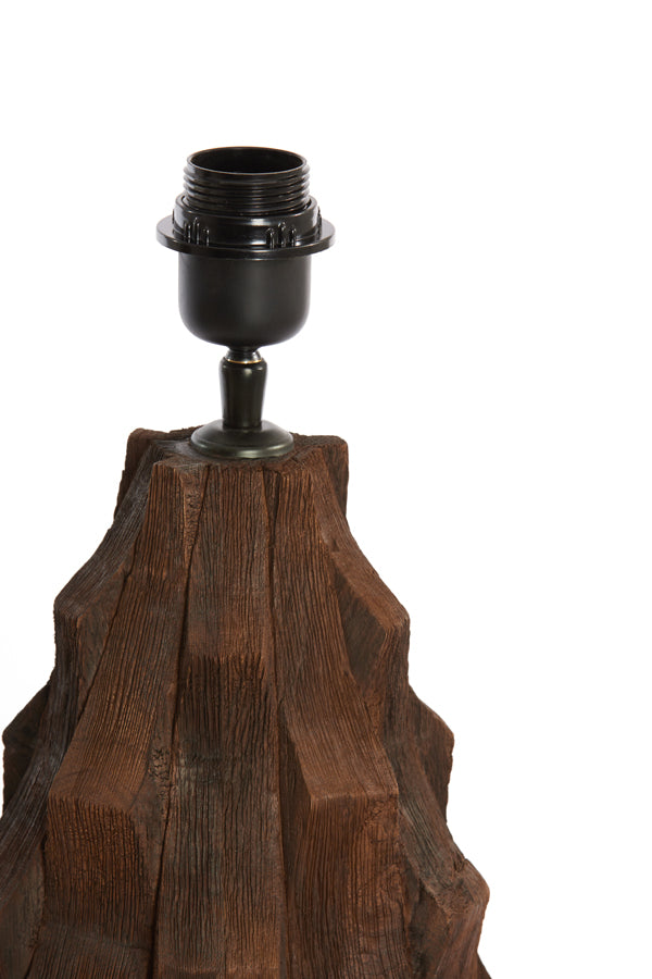 Lamp base 20x38 cm TAKABE wood chocolate brown
