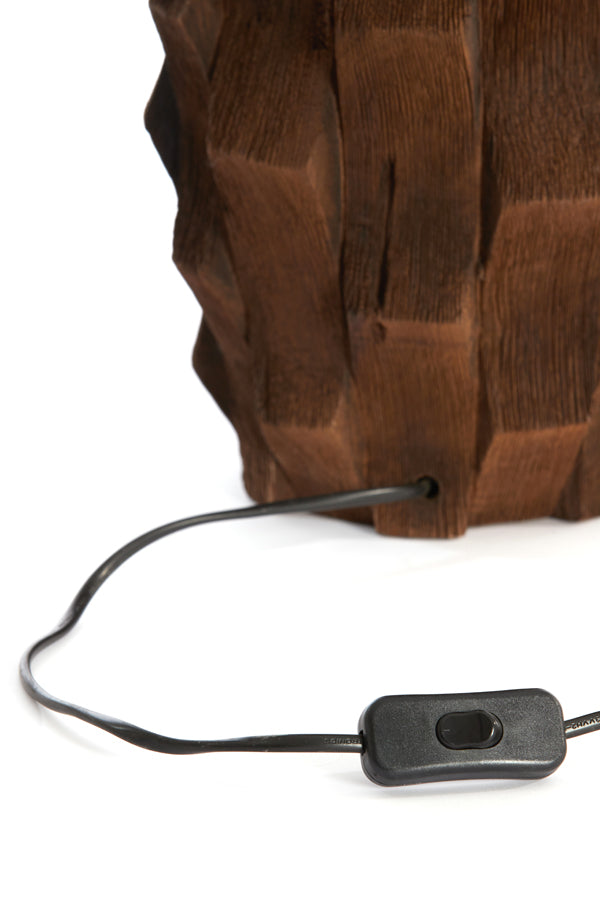 Lamp base 21x46 cm TAKABE wood chocolate brown