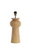 Lamp base 17x35 cm BAGLIO wood matt natural