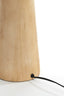 Lamp base 19x45 cm BAGLIO wood matt natural