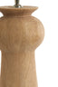 Lamp base 19x45 cm BAGLIO wood matt natural