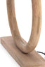 Lamp base 41x13x44 cm NUBIA wood matt natural