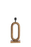 Lamp base 20x12x44 cm PACECO wood grey-dark brown
