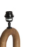 Lamp base 20x12x44 cm PACECO wood grey-dark brown