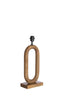 Lamp base 20x12x44 cm PACECO wood grey-dark brown