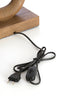 Lamp base 20x12x44 cm PACECO wood grey-dark brown
