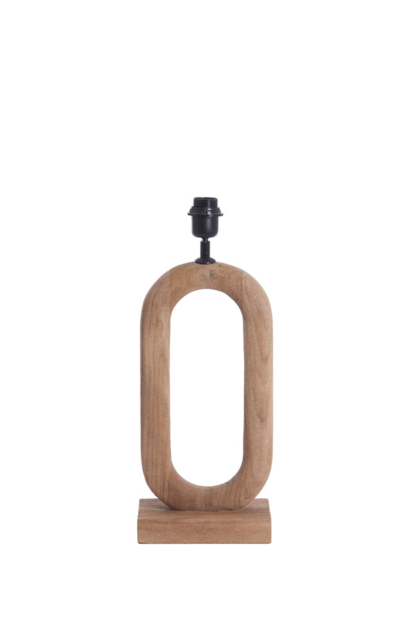 Lamp base 20x12x44 cm PACECO wood matt natural