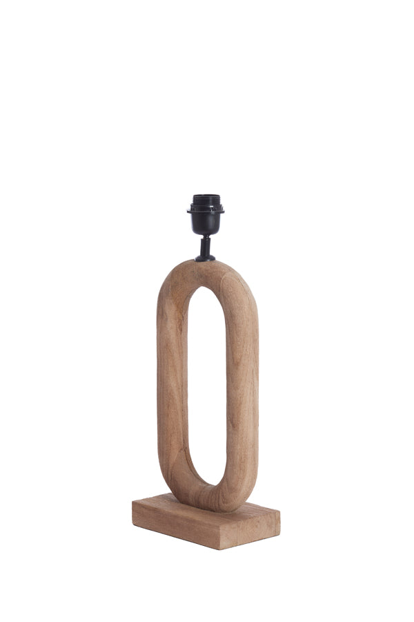 Lamp base 20x12x44 cm PACECO wood matt natural