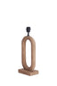 Lamp base 20x12x44 cm PACECO wood matt natural
