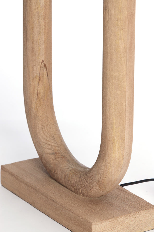 Lamp base 20x12x44 cm PACECO wood matt natural