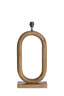 Lamp base 35x12x59 cm PACECO wood grey-dark brown