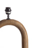 Lamp base 35x12x59 cm PACECO wood grey-dark brown